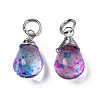 Transparent Glass Pendants GLAA-Q026-09-3