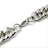 Fashionable 304 Stainless Steel Cuban Link Chain Necklaces STAS-A028-N065P-2