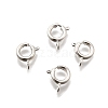 Eco-friendly Brass Spring Ring Clasps KK-D082-01F-S-1