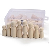 Unfinished Wooden Peg Dolls Set PW-WGB0330-01-3