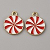 Christmas Themed Alloy Enamel Pendants ENAM-WH0058-017G-2