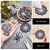 10Pcs 5 Style Halloween Spider/Scorpion/Web Computerized Embroidery Cloth Iron on/Sew on Patches PATC-FG0001-78-3