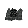 Black Alloy Brooches JEWB-G036-04C-2