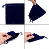 Rectangle Velvet Pouches X1-TP-R002-10x12-03-2