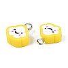 Handmade Polymer Clay Charms LS-CLAY-N006-37B-01H-3