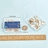 SUNNYCLUE DIY Flat Round Link Making Kit DIY-SC0018-09-7