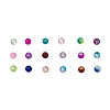 18 Colors Spray Painted Crackle Glass Beads CCG-JP0001-02B-2