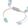 Handmade Porcelain Beaded Bracelets BJEW-JB12473-02-4