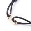 Korean Waxed Polyester Cord Bracelets BJEW-JB06003-01-2