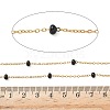 304 Stainless Steel Enamel Link Chains AJEW-Z028-09G-11-3