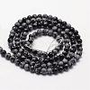 Natural Snowflake Obsidian Beads Strands G-N0186-01-2mm-2