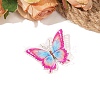 Acrylic Butterfly Alligator Hair Clips PW-WG483D5-08-1