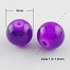 Imitation Jade Glass Beads Strands X-DGLA-S076-6mm-37-1