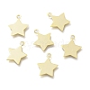 Brass Charms KK-H739-02-02G-1