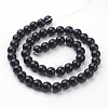 Synthetic Black Stone Beads Strands GSR4mmC044-3