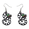 Alloy Dragon Dangle Earrings EJEW-R011-01P-5