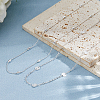 1Pc Stainless Steel Sequin Link Chain Waist Chains AJEW-WH0248-752-5