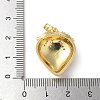 Brass Micro Pave Cubic Zirconia Pendants KK-P290-62G-3