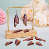 Transparent Resin Wing Pendants Set RESI-TAC0021-01C-6