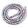 Handmade Polymer Clay Beads Strands CLAY-ZX007-09A-11-2