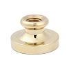 Golden Tone Crown Initial Wax Seal Brass Stamp Heads AJEW-A065-01F-2