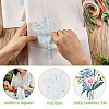 3Pcs 3 Style Vase & Flower Pattern DIY Display Decoration Embroidery Beginner Kit DIY-TA0006-16-4