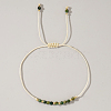 Natural Birthstone Braided Bead Bracelets for Women X-VA8051-5-1