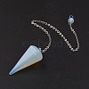 Opalite Hexagonal Pointed Dowsing Pendulums X-G-G956-D09-FF-2