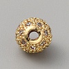 Brass Cubic Zirconia Beads KK-WH0081-09A-G-2