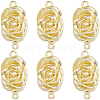 6Pcs Brass Box Clasps KK-BBC0020-08-7