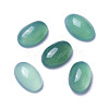 Natural Dyed & Heated Green Onyx Agate Cabochons G-F605E-12A-1