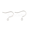Brass Flat Ear Wire KK-CBA57BD-09P-1