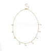 Natural Cultured Freshwater Pearl Potato Tassel Bib Necklaces NJEW-JN05697-4