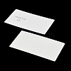 Smiling Face Paper Earrings Necklace Display Cards FIND-T072-01B-02-2