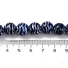 Handmade Blue and White Porcelain Beads Strands PORC-I027-03G-4