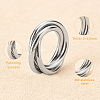 Unicraftale 304 Stainless Steel Linking Rings STAS-UN0021-78-5