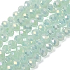 Electroplate Glass Beads Strands EGLA-A034-J6mm-T02-1