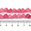 Dyed Natural Rhodonite Beads Strands G-A257-A19-01-5