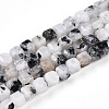 Natural Rainbow Moonstone Beads Strands G-T141-66-4