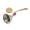 Iron Bell Hanging Ornaments HJEW-JM02464-3