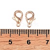 Zinc Alloy Lobster Claw Clasps X-E103-RG-4