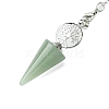 Natural Green Aventurine Cone Dowsing Pendulum Big Pendants G-C114-02P-20-3