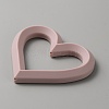 Heart Food Grade Eco-Friendly Silicone Focal Beads SIL-WH0018-26A-2