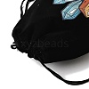 Rectangle Printed Velvet Cloth Packing Pouches ABAG-U006-03E-4