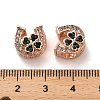 Alloy Rhinestone European Beads FIND-Q115-09RG-3