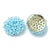 Glass Seed Beaded Cabochons FIND-G058-02I-2