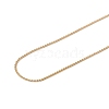 Ion Plating(IP) 304 Stainless Steel Serpentine Chain Necklace for Men Women NJEW-G076-01A-G-3