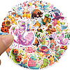 50Pcs PVC Adhesive Waterproof Self-Adhesive Stickers PW-WGF1EE8-01-2