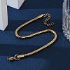 Ion Plating(IP) 304 Stainless Steel Round Snake Chain Bracelets BJEW-O186-08A-G-5