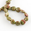 Natural Unakite Bead Strands G-R190-05-2